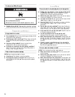 Preview for 14 page of Amana AFI2538AES2 User Instructions