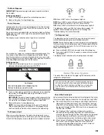 Preview for 11 page of Amana AFI2539ERM User Instructions