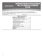 Preview for 10 page of Amana AGC6356KFB User Instructions