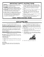 Preview for 3 page of Amana AGC6356KFW User Instructions