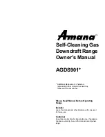 Предварительный просмотр 1 страницы Amana AGDS901 Owner'S Manual