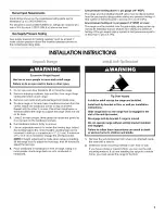 Preview for 7 page of Amana AGG200AAW0 Installation Instructions Manual