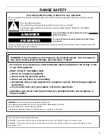 Preview for 3 page of Amana AGG222VD Use And Care Manual