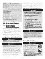 Preview for 2 page of Amana AGR4400ADW Use And Care Manual