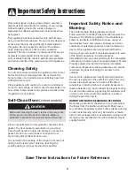 Preview for 5 page of Amana AGR4400ADW Use And Care Manual