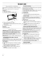 Preview for 12 page of Amana AGR4422VDW Use And Care Manual