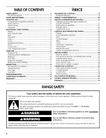 Preview for 2 page of Amana AGR4433XDB0 Use & Care Manual