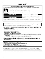 Preview for 2 page of Amana AGR5330BAB Installation Instructions Manual