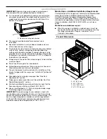 Preview for 4 page of Amana AGR5330BAB Installation Instructions Manual