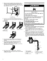 Preview for 8 page of Amana AGR5330BAB Installation Instructions Manual