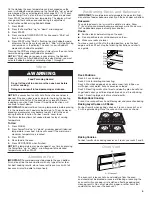 Preview for 9 page of Amana AGR6603SFB User Instructions