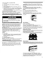 Preview for 9 page of Amana AGR6603SFB1 User Instructions