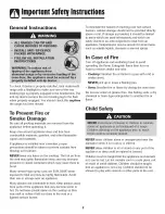 Preview for 3 page of Amana AGS1740BDQ Use & Care Manual