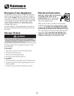 Preview for 20 page of Amana AGS1740BDW Use And Care Manual