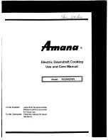 Preview for 1 page of Amana AKDH6E/WW Use And Care Manual