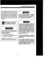 Preview for 3 page of Amana AKDH6E/WW Use And Care Manual