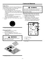 Предварительный просмотр 20 страницы Amana AKGD3050 Series Owner'S Manual