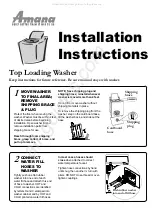 Preview for 1 page of Amana ALW430RAW Installation Instructions