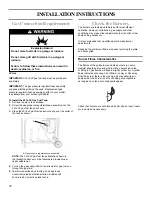 Preview for 10 page of Amana AM26LP-P Use & Care Manual