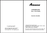 Предварительный просмотр 1 страницы Amana AMA27BK Use & Care Manual