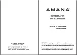 Предварительный просмотр 1 страницы Amana AMA31BKE Use & Care Manual