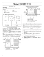 Предварительный просмотр 2 страницы Amana AMC2165AB0 Installation Instructions Manual