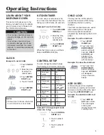 Preview for 9 page of Amana AMC2206BA Use And Care Manual