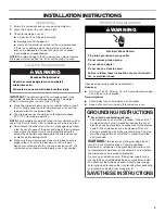 Preview for 5 page of Amana AMC4322GS Use & Care Manual