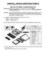 Amana AMC5143AAS Installation Instructions Manual preview