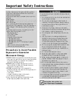 Preview for 2 page of Amana AMC6158BA Use & Care Manual