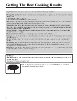 Preview for 6 page of Amana AMC6158BAB Use And Care Manual