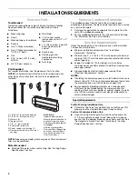 Предварительный просмотр 2 страницы Amana AMV1150VA Installation Instructions Manual