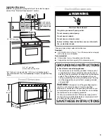 Предварительный просмотр 3 страницы Amana AMV1150VA Installation Instructions Manual