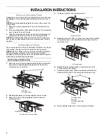 Предварительный просмотр 4 страницы Amana AMV1150VA Installation Instructions Manual