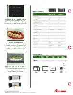 Preview for 2 page of Amana AMV1150VA Specifications