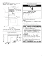 Preview for 3 page of Amana AMV1150VAB3 Installation Instructions Manual