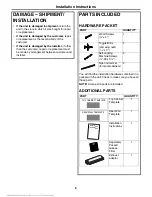 Предварительный просмотр 6 страницы Amana AMV1154BAW Installation Instructions Manual