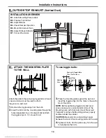 Предварительный просмотр 14 страницы Amana AMV1154BAW Installation Instructions Manual