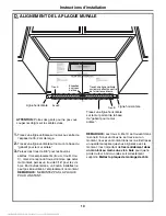 Предварительный просмотр 58 страницы Amana AMV1154BAW Installation Instructions Manual