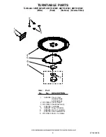 Предварительный просмотр 6 страницы Amana AMV1160VAW1 Parts List