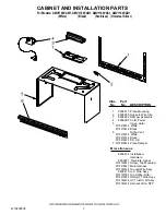 Предварительный просмотр 7 страницы Amana AMV1160VAW1 Parts List