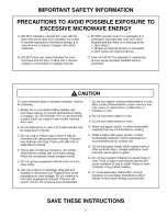 Preview for 2 page of Amana AMV1162AAB Installation Instructions Manual