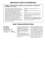 Preview for 4 page of Amana AMV1162AAB Installation Instructions Manual