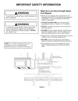 Предварительный просмотр 5 страницы Amana AMV1162AAB Installation Instructions Manual