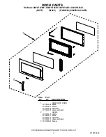 Предварительный просмотр 2 страницы Amana AMV2174VAW1 Parts List