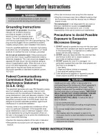 Preview for 3 page of Amana AMV5164AA Use & Care Manual