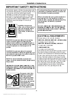 Предварительный просмотр 3 страницы Amana AMV5206BAW Installation Instructions Manual