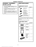 Предварительный просмотр 6 страницы Amana AMV5206BAW Installation Instructions Manual