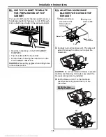 Предварительный просмотр 15 страницы Amana AMV5206BAW Installation Instructions Manual