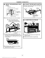 Предварительный просмотр 17 страницы Amana AMV5206BAW Installation Instructions Manual